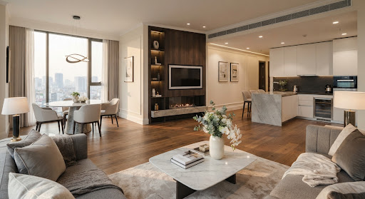 Luxury apartment interior